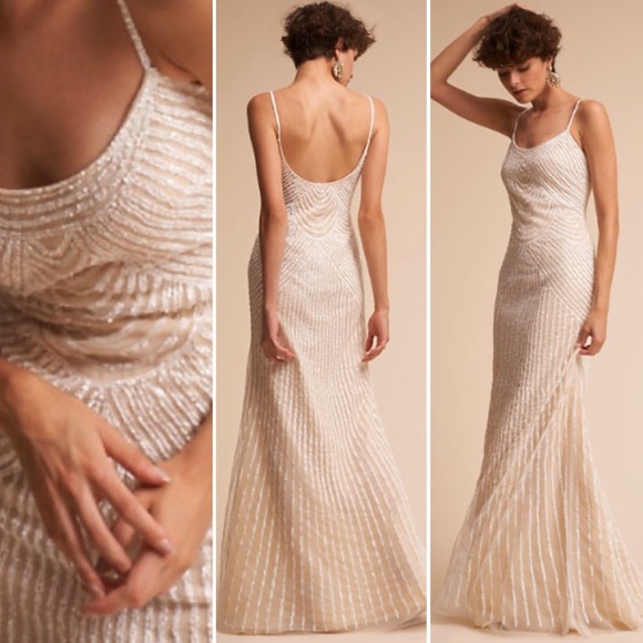 BHLDN Dresses & Skirts - BHLDN Stasia sequin formal dress - Size 2